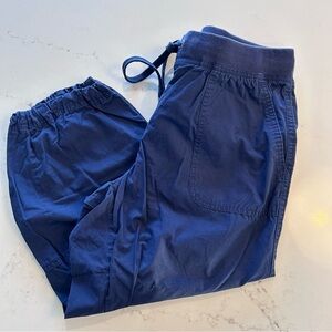 Joe Fresh Jogger Pants cropped 90s Y2K Blue Medium